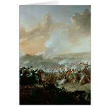 De slag van Waterloo, 18 Juni 1815 Wenskaart