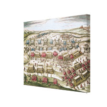 De slag van Witte Berg, 8 November 1620 Stretched Canvas Afdrukken