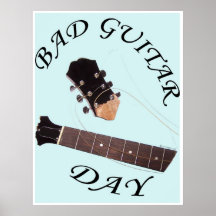 De slechte Dag van de Gitaar Print