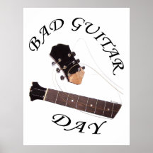De slechte Dag van de Gitaar Print