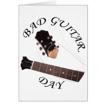 De slechte Dag van de Gitaar Wenskaarten