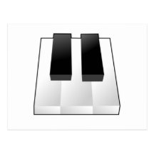 De Sleutels van de piano Wenskaarten