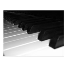 De Sleutels van de piano Wenskaarten