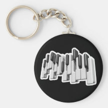 de sleutelsontwerp van het pianotoetsenbord sleutelhanger