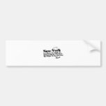 De Slogan van de Staat van New York Bumpersticker