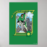 De smaragdgroene Strijder Print