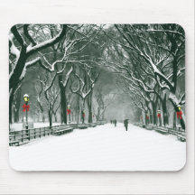 De SneeuwWeg van het Central Park Muismat