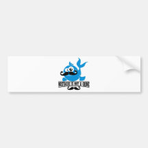 de snor is geen misdaad bumperstickers
