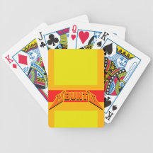 De Speelkaarten van het Logo van de Parodie van de