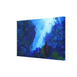 De Speelplaats van Poseidon Stretched Canvas Print