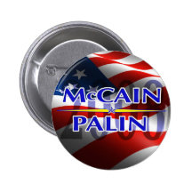 De speld van Palin van Mccain Button
