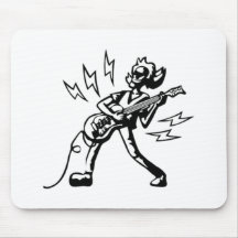 De Speler van de gitaar Muismatten