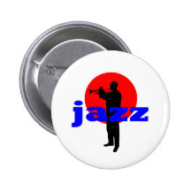 De Speler van de jazz Buttons