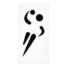 De speler van het handbal fotokaarten