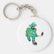 De Speler van het Hockey van de piraat Sleutel Hanger