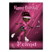 De Speler van het Tennis van de Kaart van de Verja