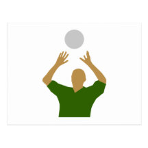 De Speler van het volleyball Wens Kaarten