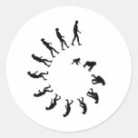 De Spiraal van de evolutie Ronde Sticker