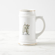 De Staart van de Fox-terrier van de draad Mok