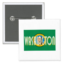 De Staat van Washington Buttons