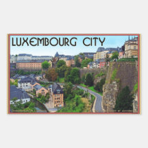 De Stad van Luxemburg Stickers