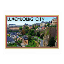 De Stad van Luxemburg Wenskaarten