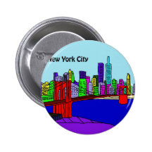De Stad van New York Speldje