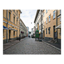 De stadsstraat van Helsinki Gepersonaliseerde Uitnodigingen