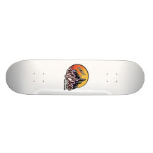 De Stedelijke Verslagen van de zonsondergang Skate Deck