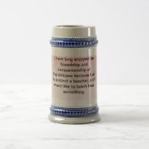 De Stenen bierkroes van de vriendschap Koffie Mok