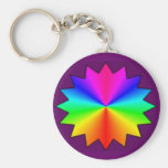 De ster van Multicolors keychain Sleutelhanger