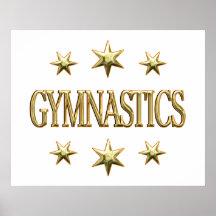De Sterren van de gymnastiek Print