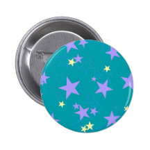 De Sterren van de pastelkleur Speld Buttons