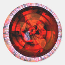 De Sticker van Abstracdelica #004