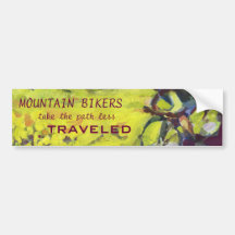De Sticker van Bumber van de Fiets van de berg Bumperstickers