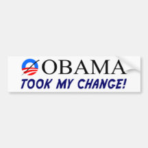 De Sticker van de Bumper anti-Obama Bumpersticker