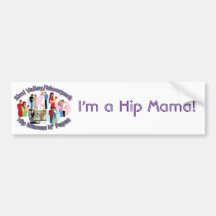 De Sticker van de bumper (de Mamma's van de Heup) Bumperstickers