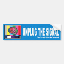 De Sticker van de Bumper "sluit van het Signaal af Bumperstickers