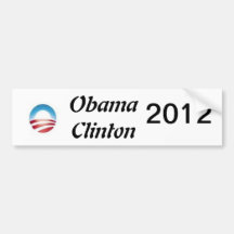 De Sticker van de Bumper van de Campagne van Obama Bumpersticker