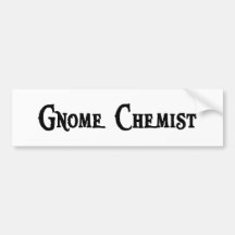 De Sticker van de Bumper van de Chemicus van de gn Bumperstickers