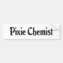 De Sticker van de Bumper van de Chemicus van het e Bumperstickers