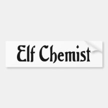De Sticker van de Bumper van de Chemicus van het e Bumpersticker