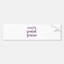 De Sticker van de Bumper van de oma Bumperstickers