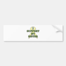 De Sticker van de Bumper van de zuster Bumpersticker