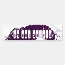 De Sticker van de Bumper van lippen Bumperstickers