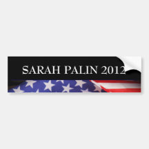 De Sticker van de Bumper van SARAH PALIN 2012 Bumpersticker