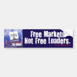 De Sticker van de Bumper van vrije Markten Bumpersticker