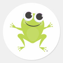 De Sticker van de kikker