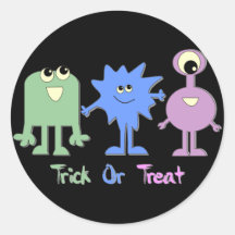 De Sticker van de Monsters van Halloween