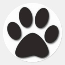 De Sticker van de Poot van de hond